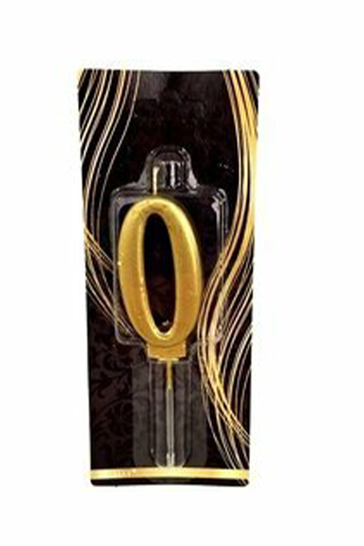 Doğum Günü Parti Mumu Altın / Gold 0 Rakamı 300572
