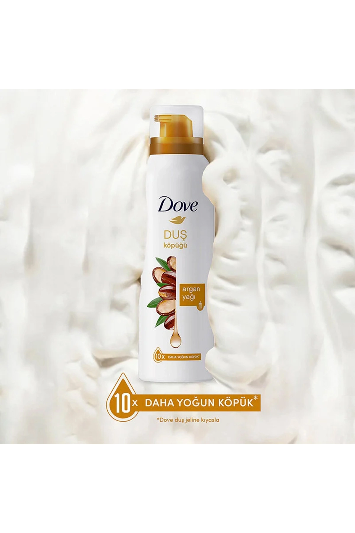 Dove Köpük Duş Jeli Argan Yağı 10 Kat Daha Yoğun Köpüğe Sahip Kremsi Formül 200 ml 287817