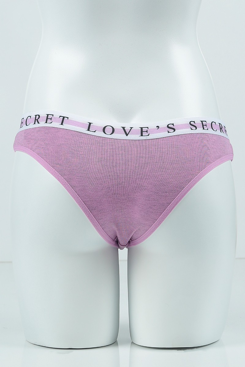 Eflatun 4405 Brazilian Bikini Ribana Bel Baskılı Lastikli Külot 99871