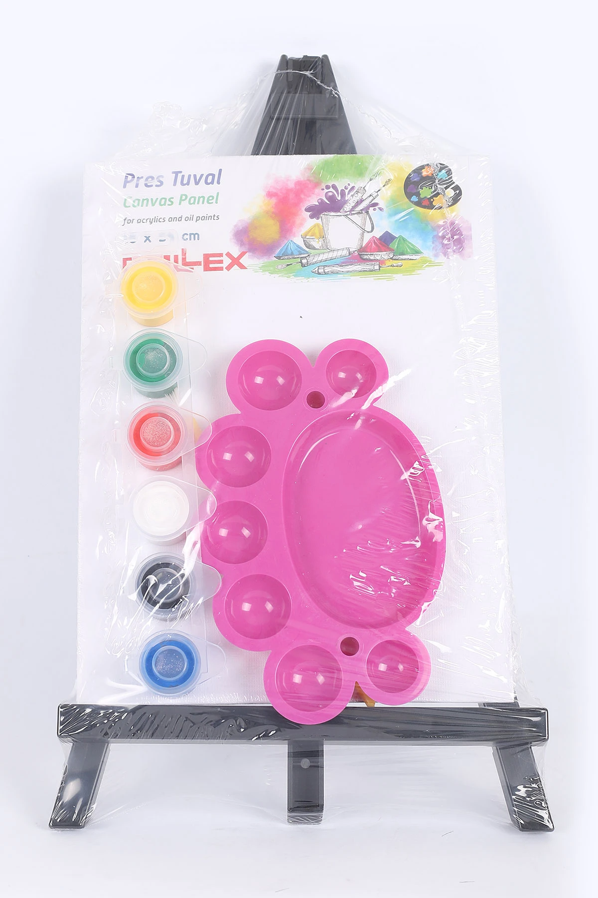 Eflatun Collex Pres Tuval Seti 18x24 Cm Şövaleli 384445