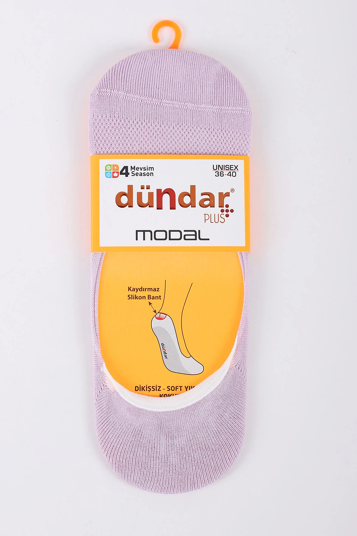 Eflatun Dört Mevsim Kadın Modal Babet Çorap 36-40 422929