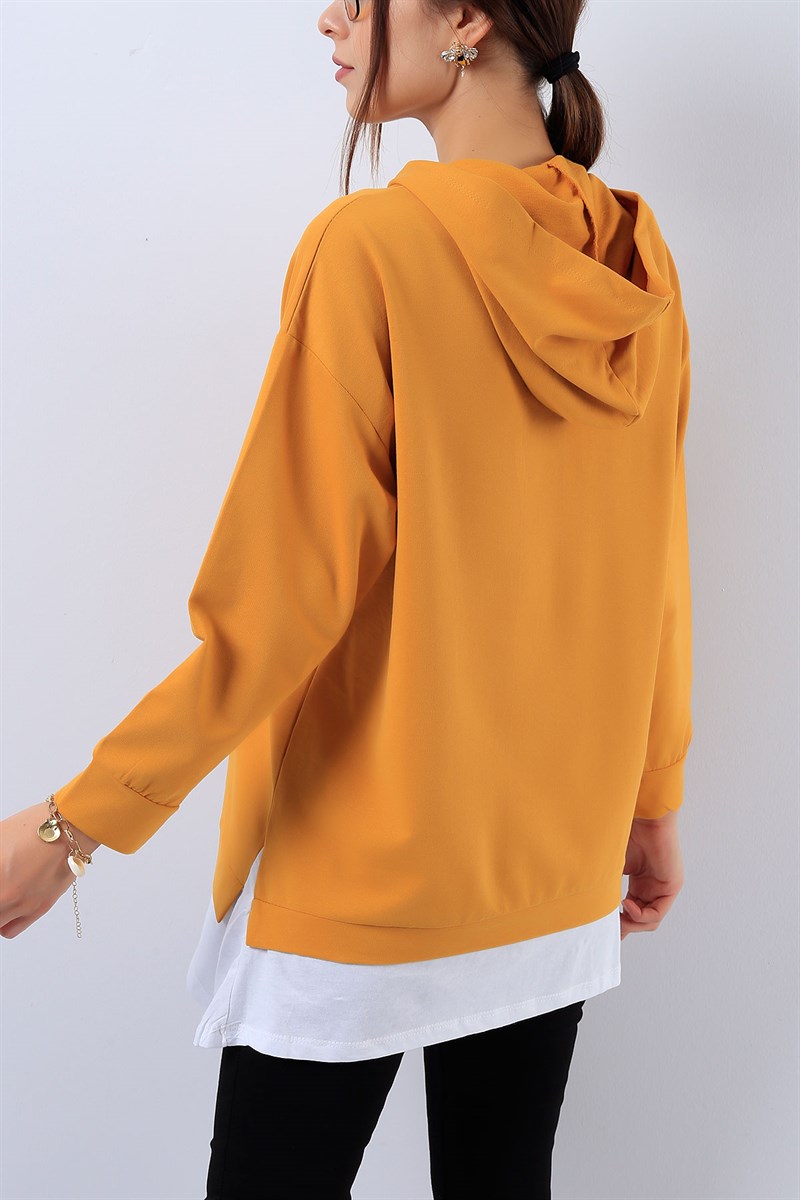 Eklemeli Hardal Bayan Sweat 17180B