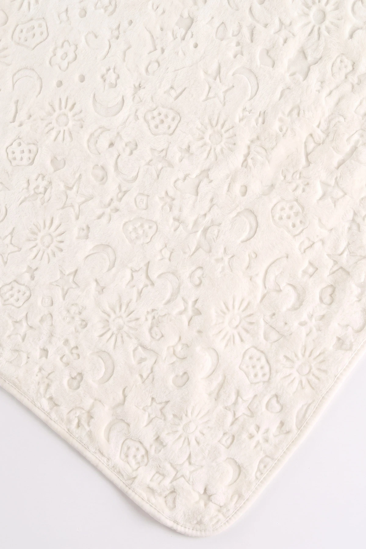Ekru (100*120 cm)Desenli Peluş Battaniye 493689