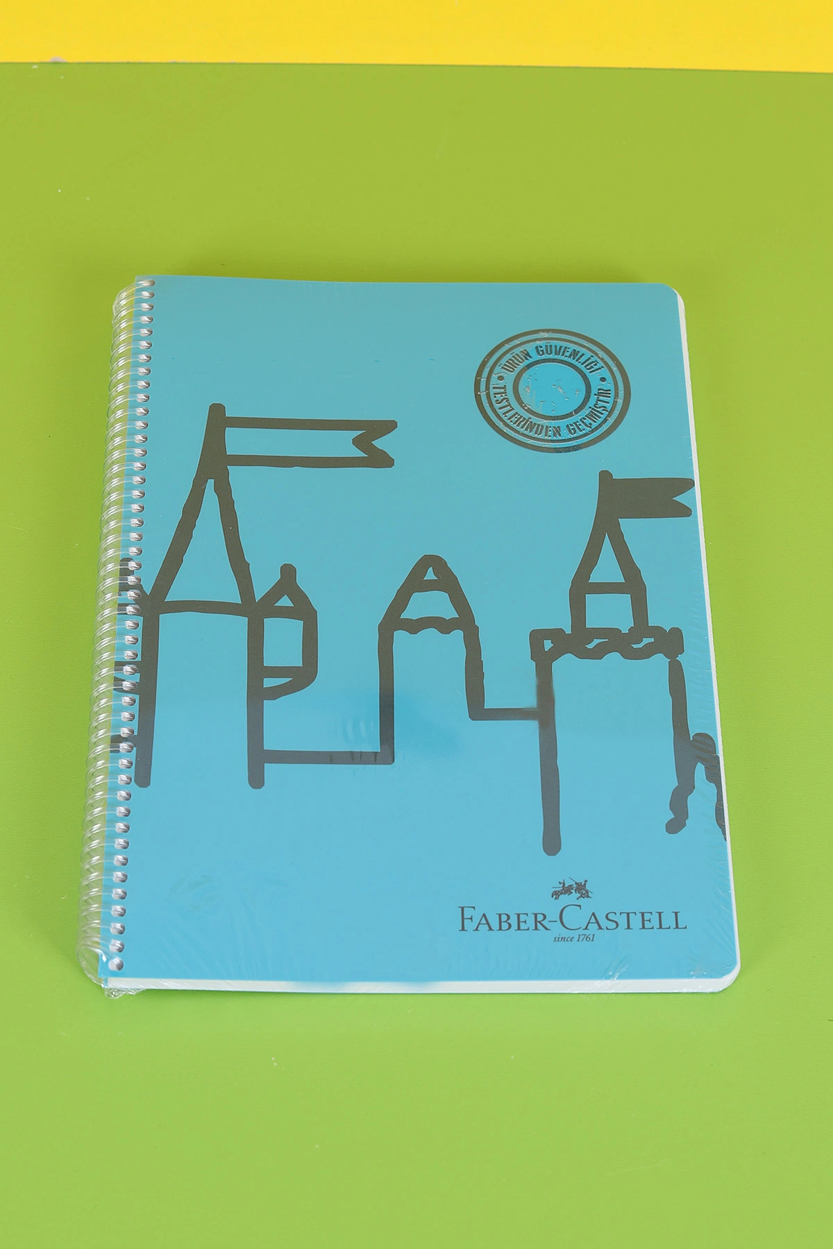 Faber-Castell 120YP. Çizgisiz PP Kapak. Spiralli Defter 295822