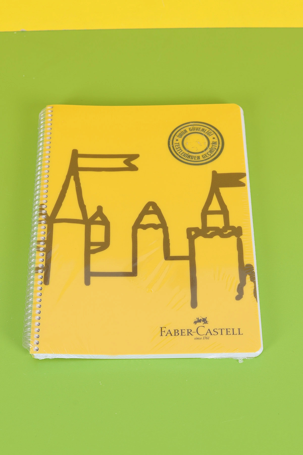 Faber-Castell 120YP. Çizgisiz PP Kapak. Spiralli Defter 295824