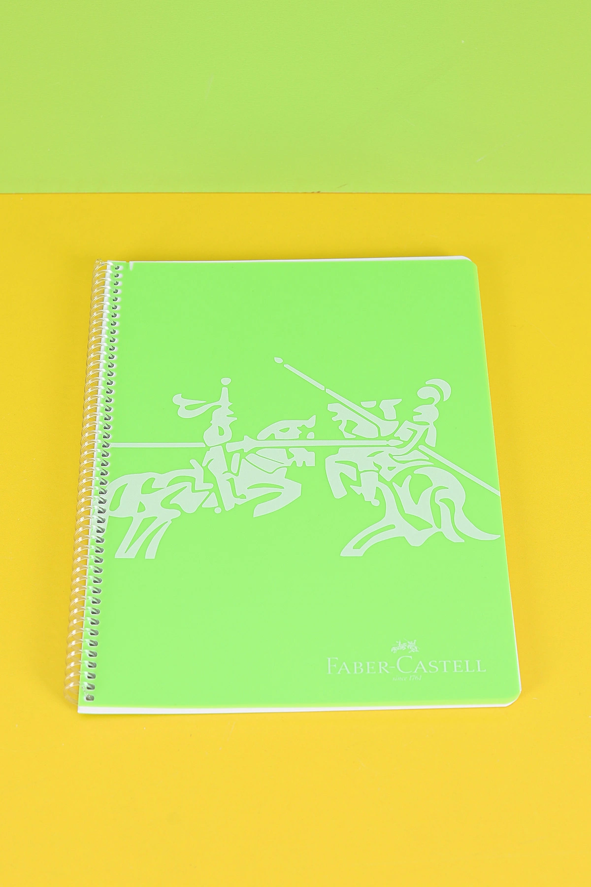 Faber-Castell Knights Neon 80YP. Çizgisiz Spiralli PP. Kapak Defter 295838