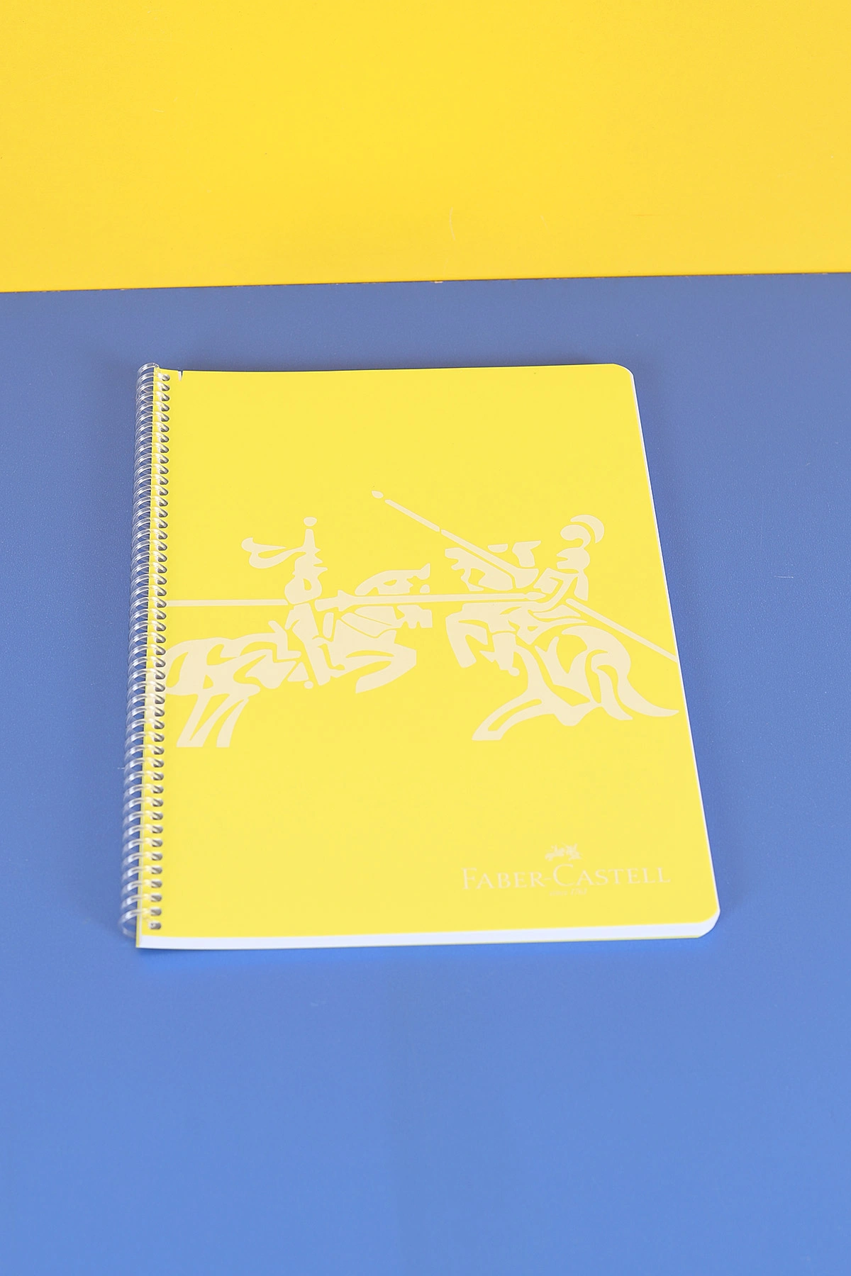 Faber-Castell Knights Neon 80YP. Çizgisiz Spiralli PP. Kapak Defter 295840