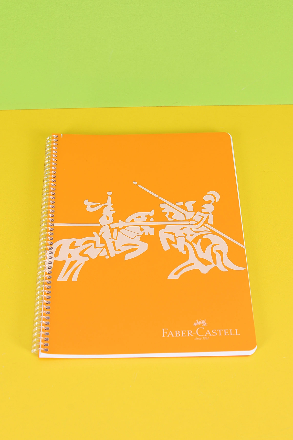 Faber-Castell Knights Neon 80YP. Çizgisiz Spiralli PP. Kapak Defter 295841