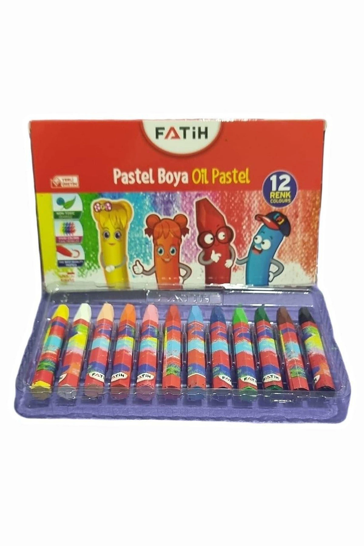 Fatih 12 Renk Pastel Boya 274068
