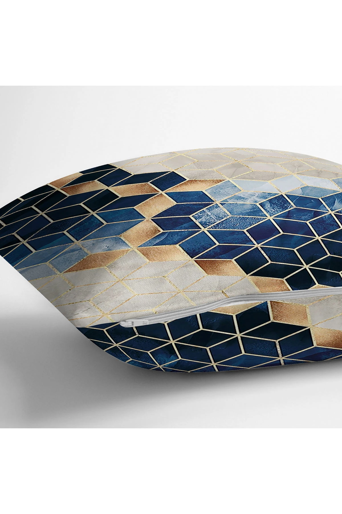 43x43 Dijital Baskılı Fermuarlı Modern Kırlent Kılıfı 308784