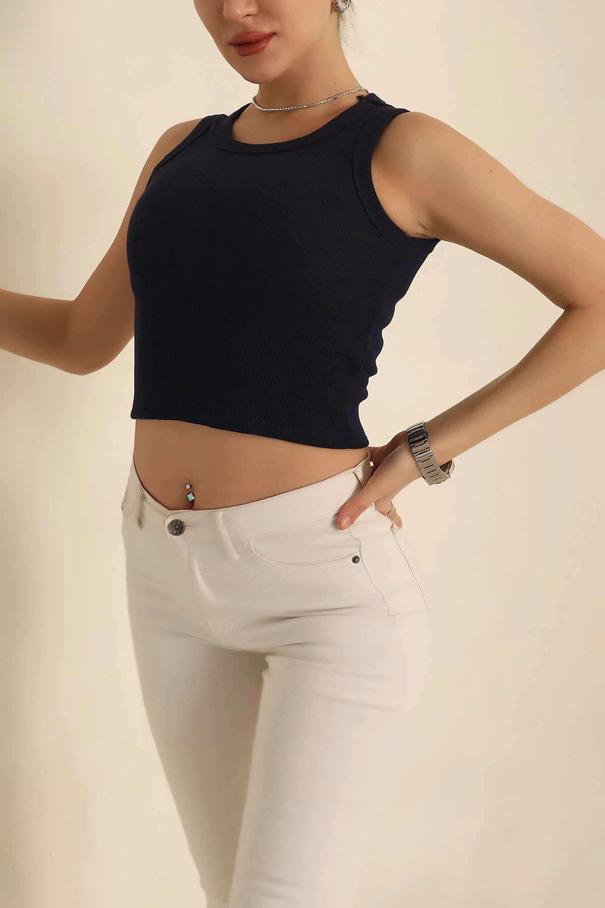 Fitilli Likralı Bayan Atlet 245404