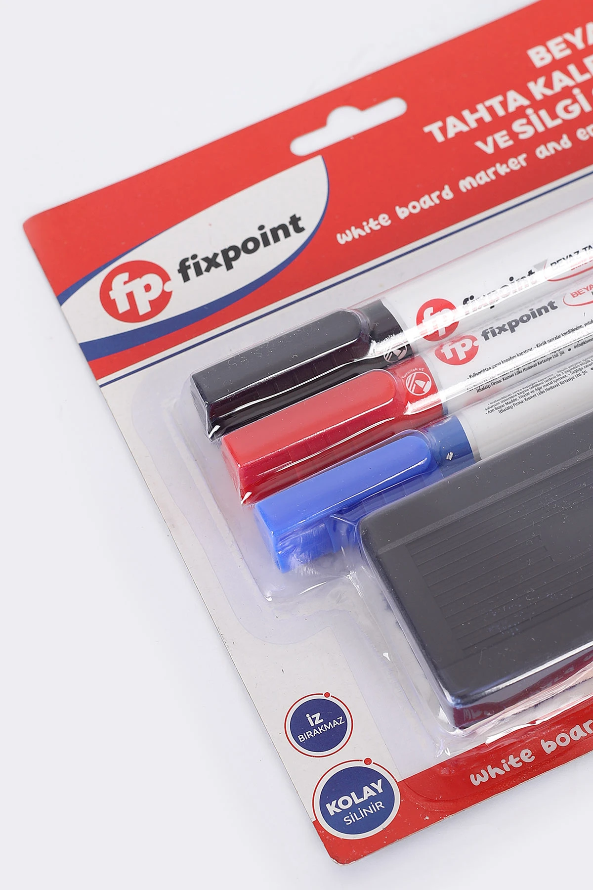 Fixpoint 3'lü Tahta Kalem ve Silgi Seti 384611