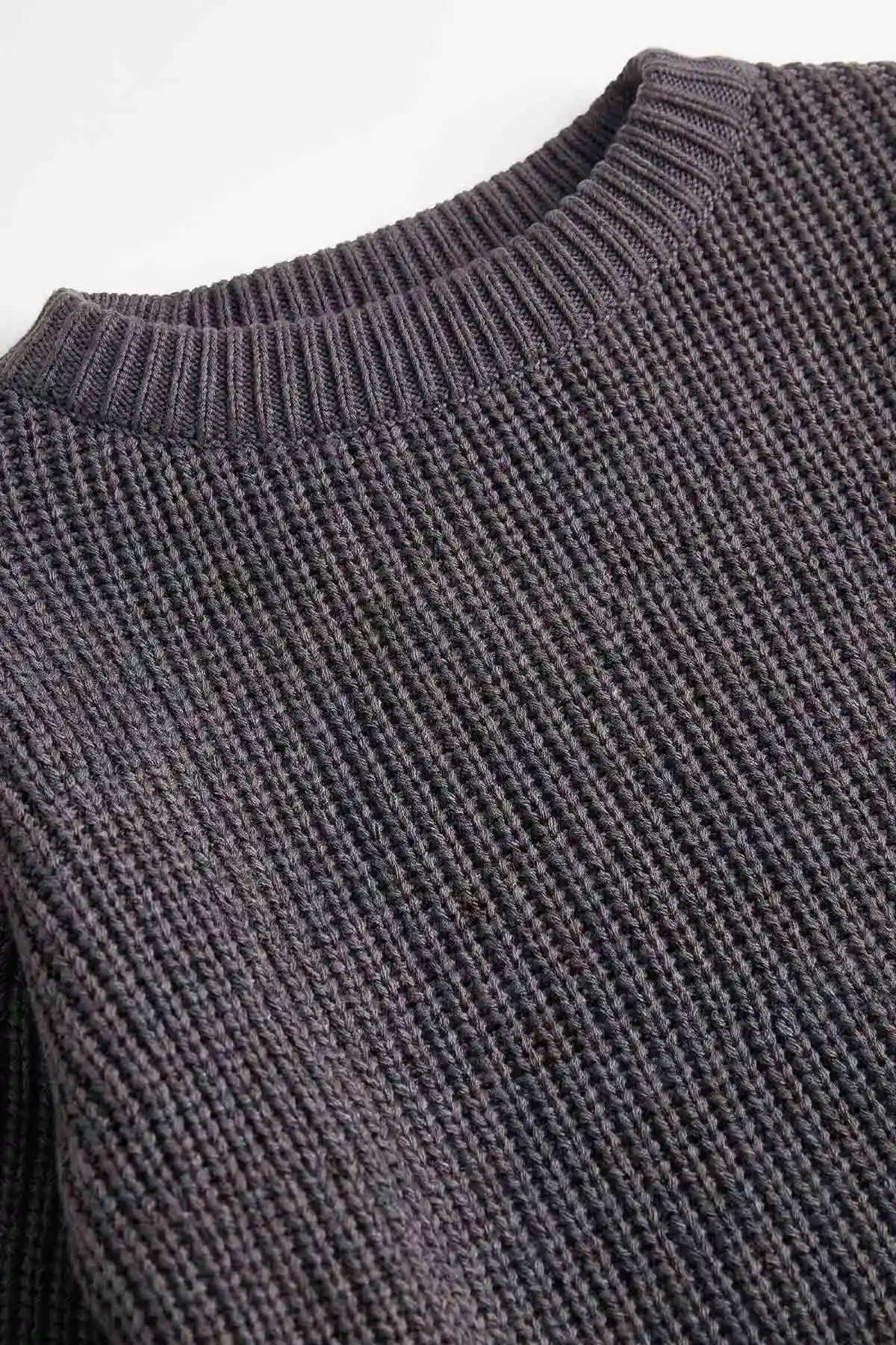 Füme (1-5 Yaş) Selanik Örgülü Çocuk Kazak 474835