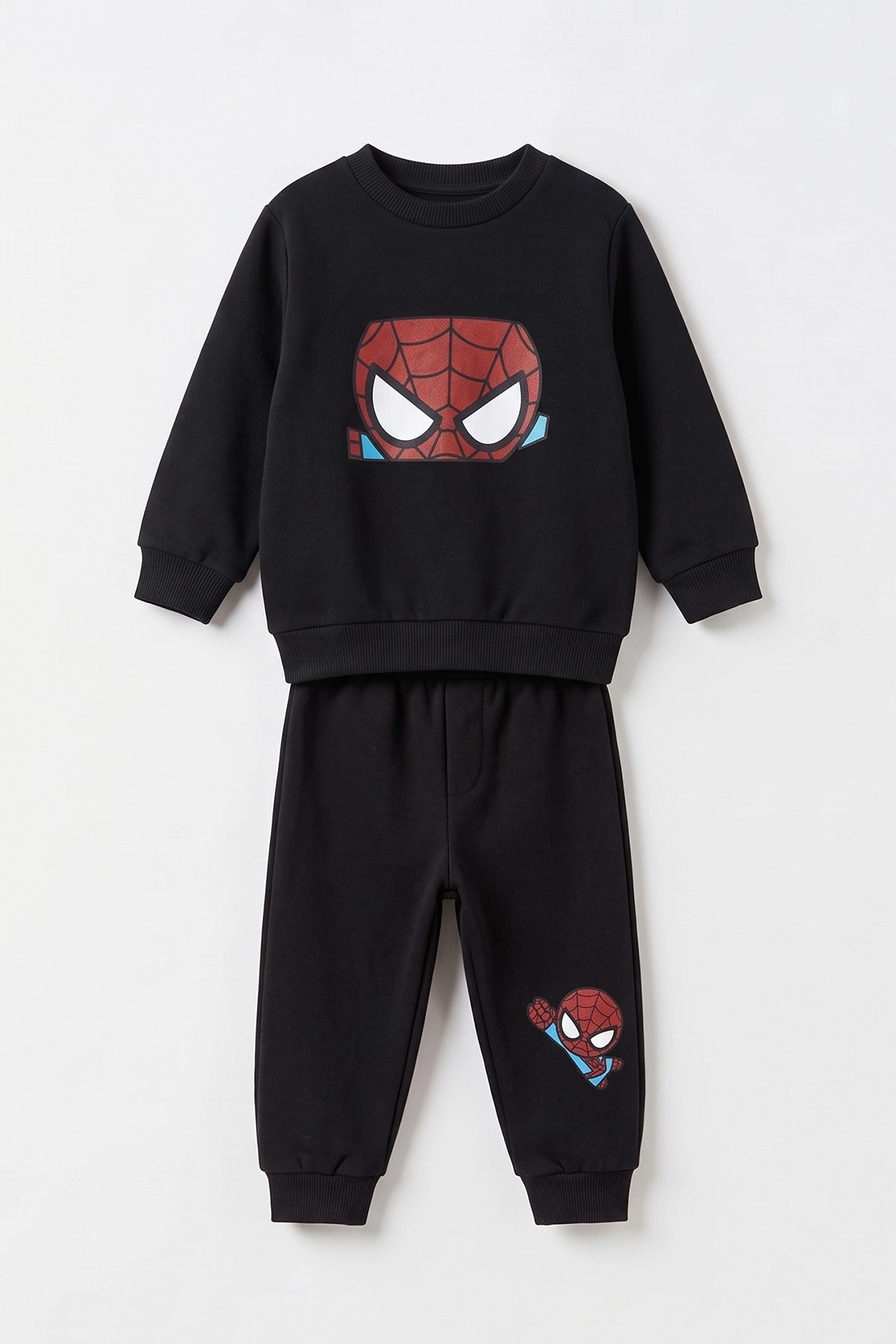 Füme (1-5 Yaş)  Super Heroes  Baskılı 2 İp İçi Şardonlu  Erkek Çocuk 2'li Takım 497102
