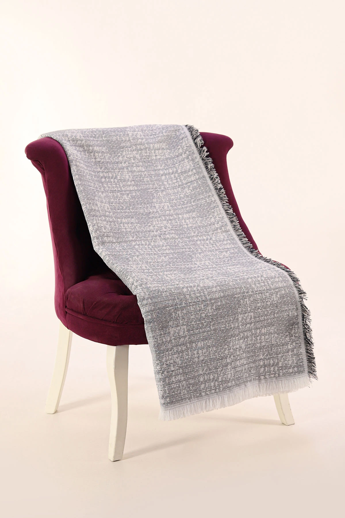 Lacivert 180x220 Cm Kaymaz Çok Amaçlı Pamuklu Lüx Çekyat Örtüsü & Koltuk Örtüsü & Koltuk Şalı 385697