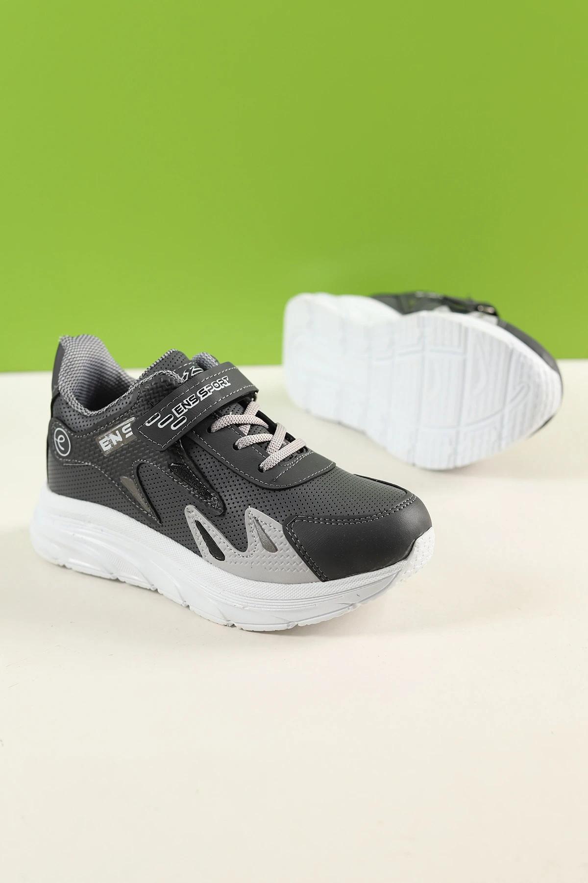 Füme (31-35 Filet) Baskılı Kalın Taban Cırtlı Erkek Çocuk Spor Ayakkabı 228008