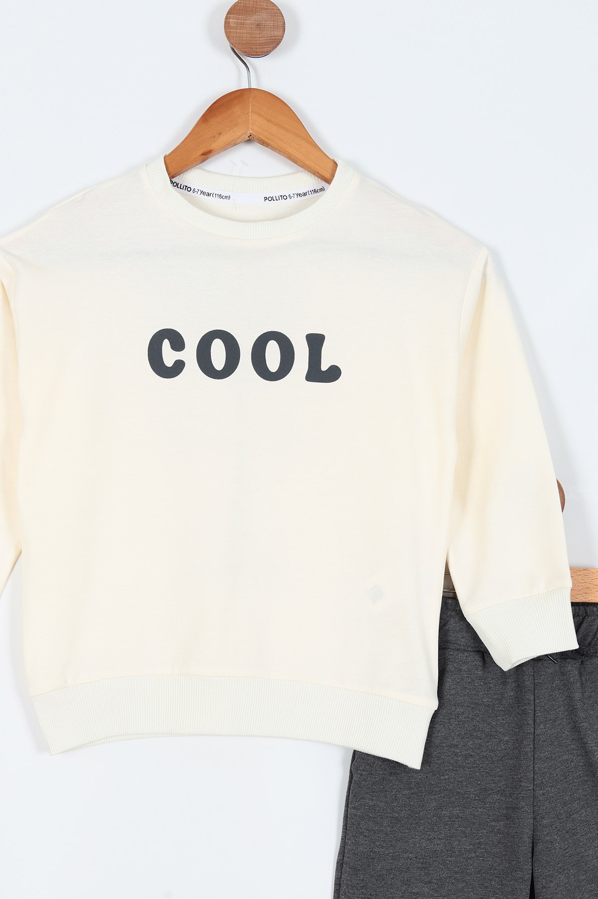 Füme (6-9 Yaş) Cool Baskılı Kol Detaylı Erkek Çocuk Takım 208223