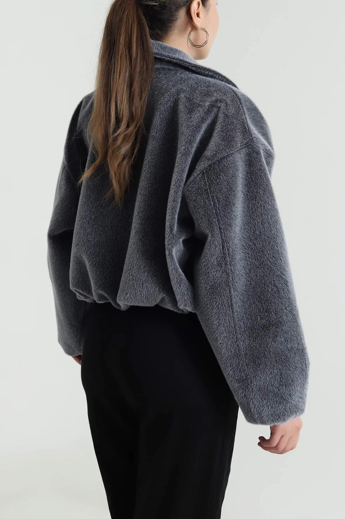 Füme Bassic Bomber Fox Kadın Mont 484228