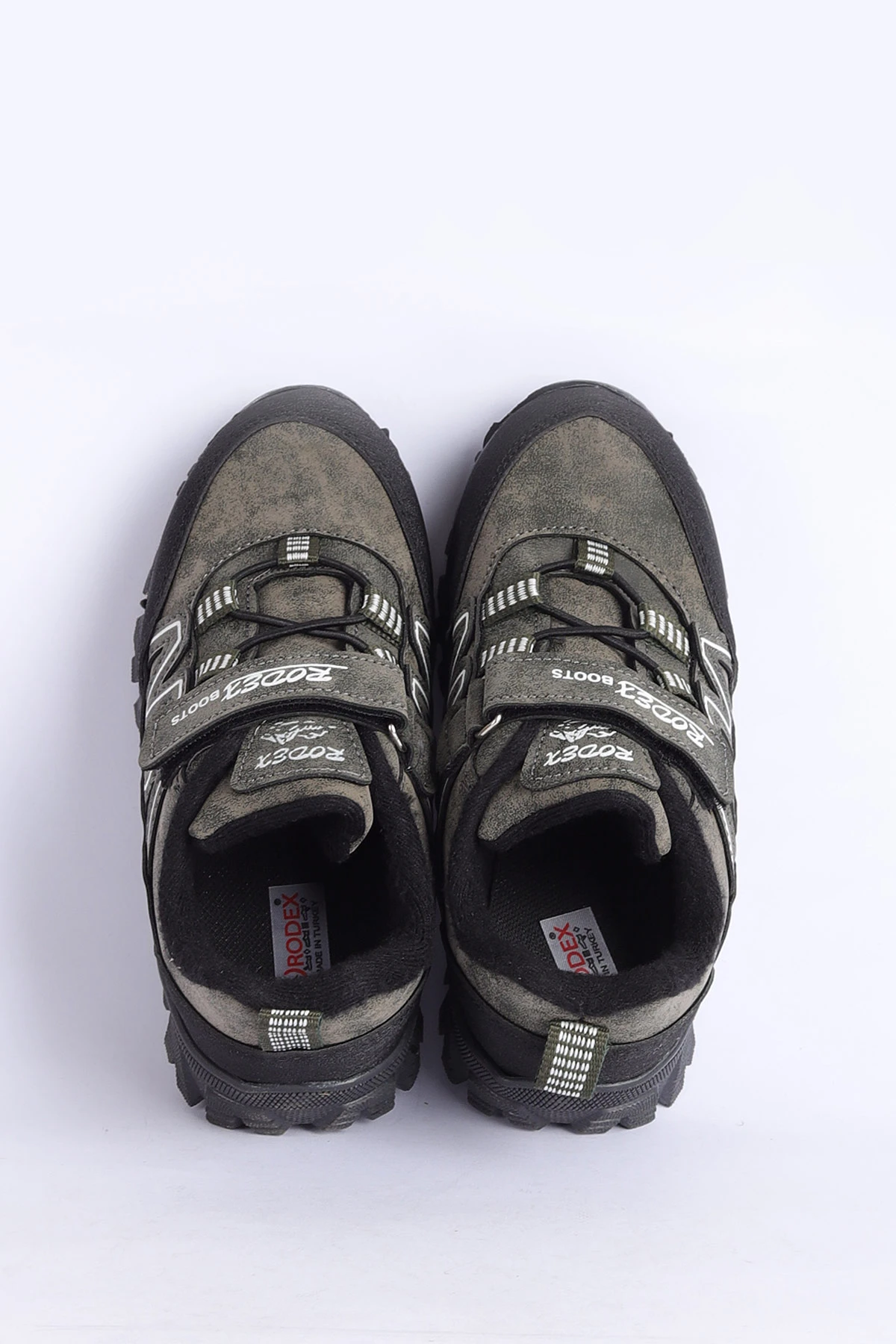 Füme Beyaz  (31-35 Filet) Lastik Aksesuarlı Cırtlı Kaymaz Taban Erkek Çocuk Trekking Bot 319931