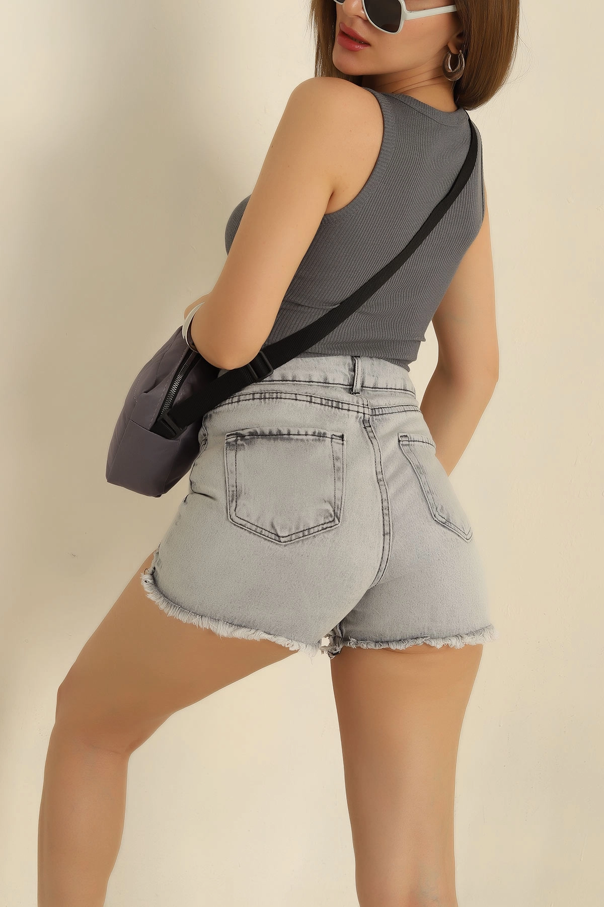 Füme Fitilli Kolsuz Üst 275225