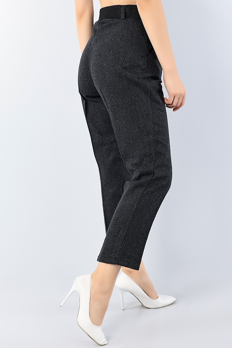 Füme Kemerli Bayan Kaşmir Pantolon 75700