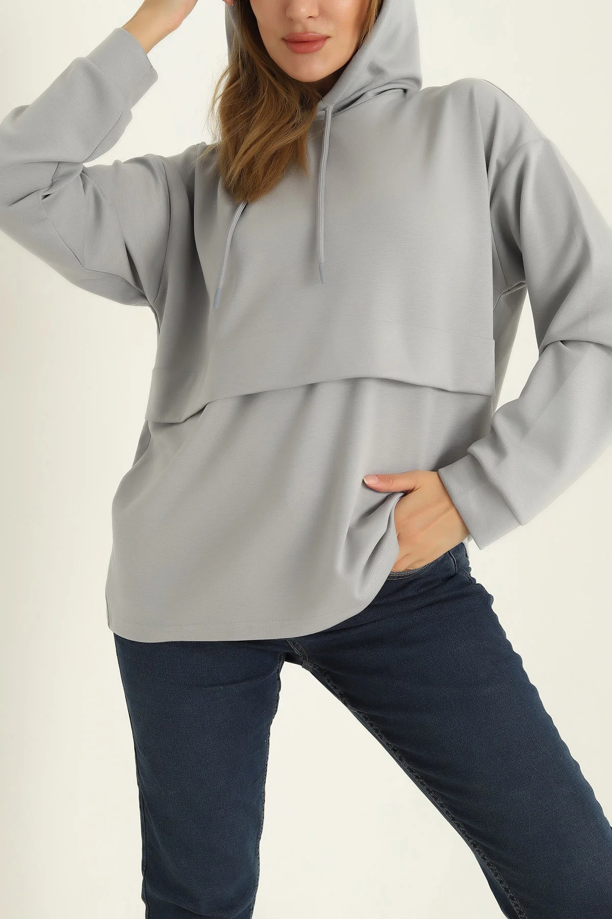 Füme Modal Kumaş Bayan Sweat 304506