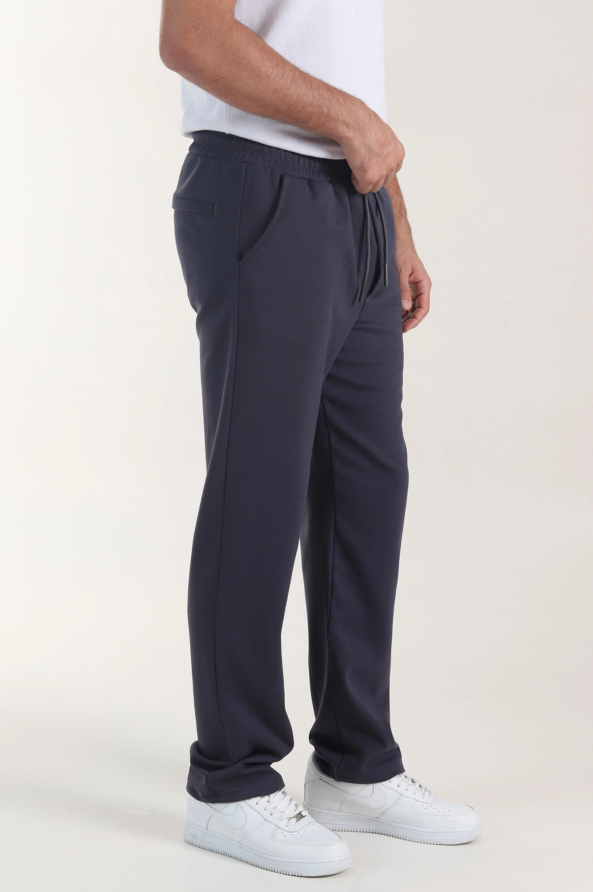 Füme Osyho Kumaş Şardonlu Baggy Erkek Pantolon 407675