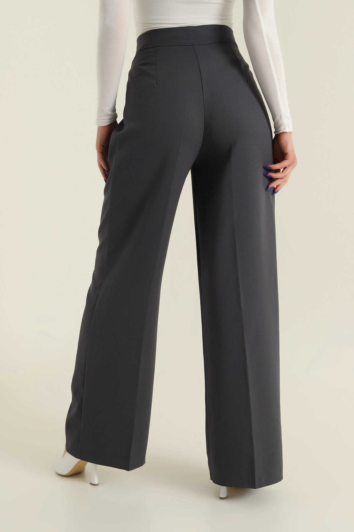 Füme Palazzo Atlas Kadın Pantolon 424958