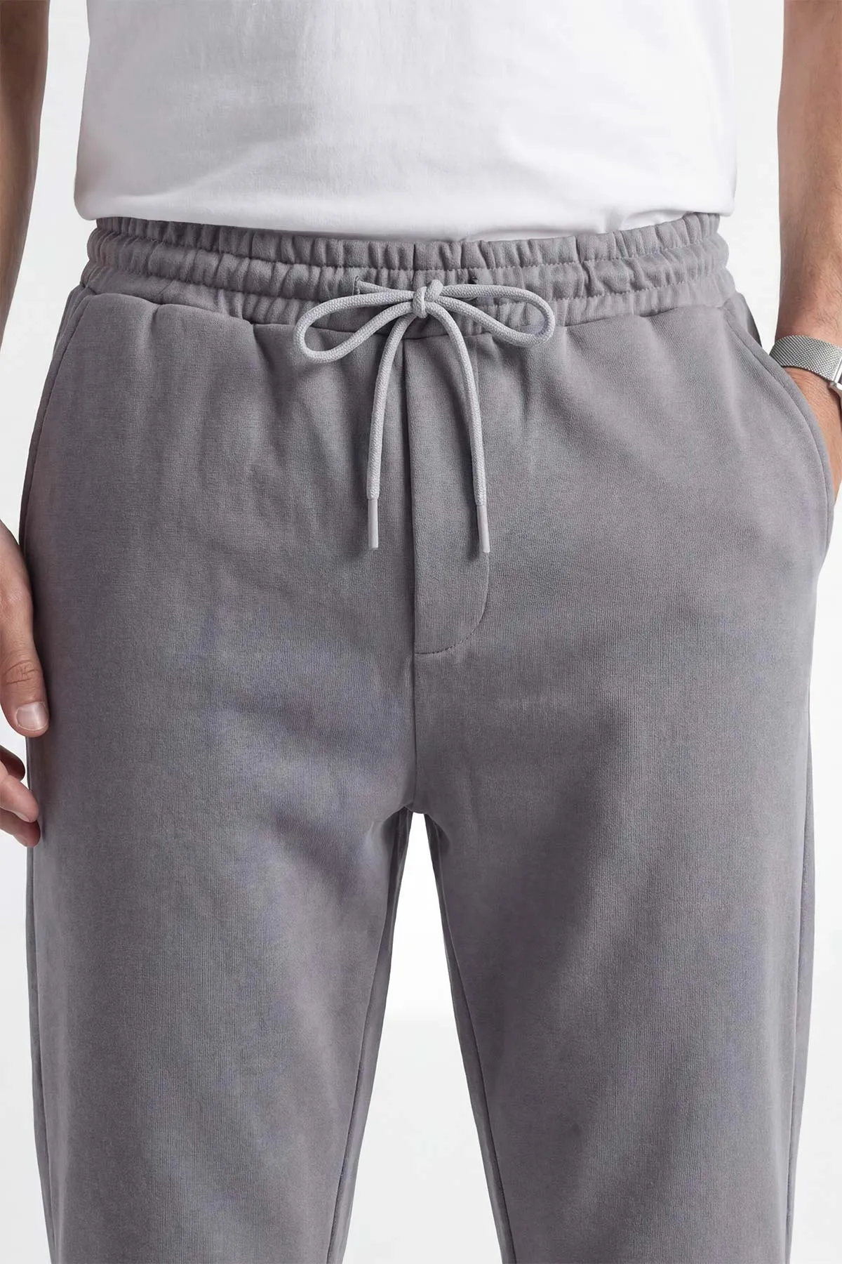 Füme Pike Kumaş Boyfriend Erkek Pantolon 450733
