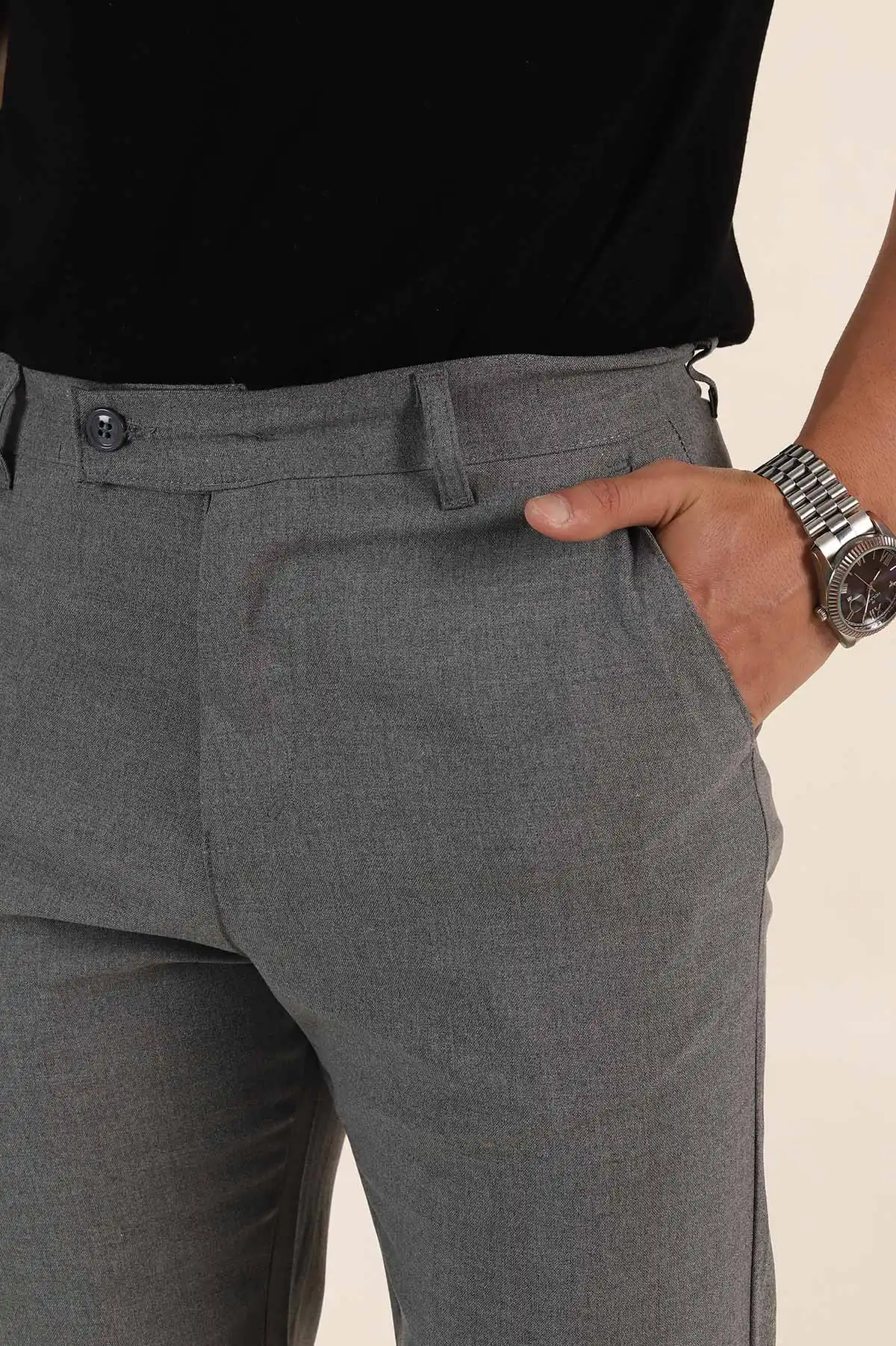 Füme Slim Fit Erkek Kumaş Pantolon 367972