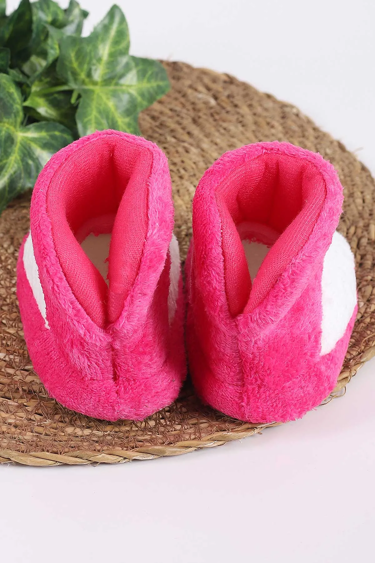 Fuşya ( 21 - 24 ) Peluş Figürlü Kız Bebek Panduf 419873