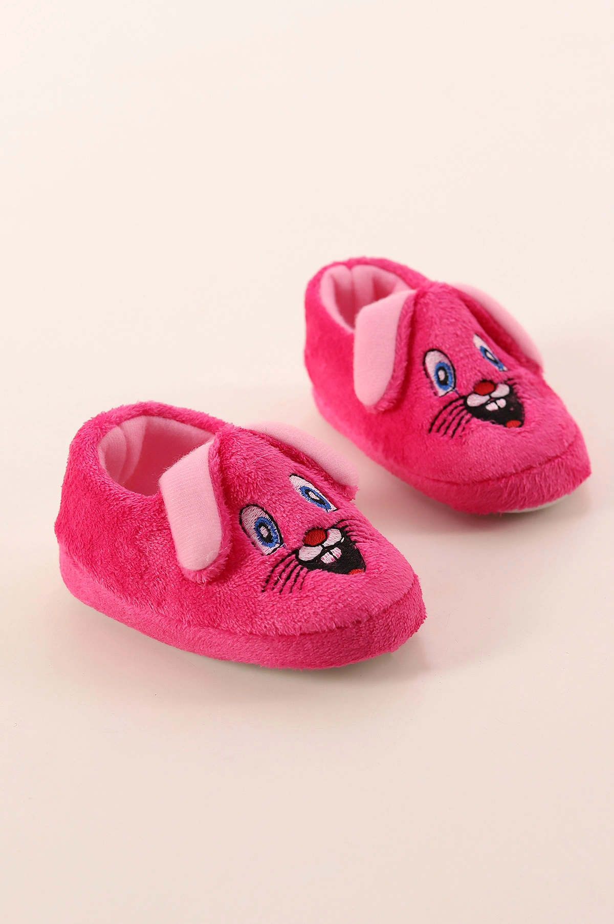 Fuşya ( 25 - 30 ) Peluş Figürlü Kız Çocuk Panduf 395557