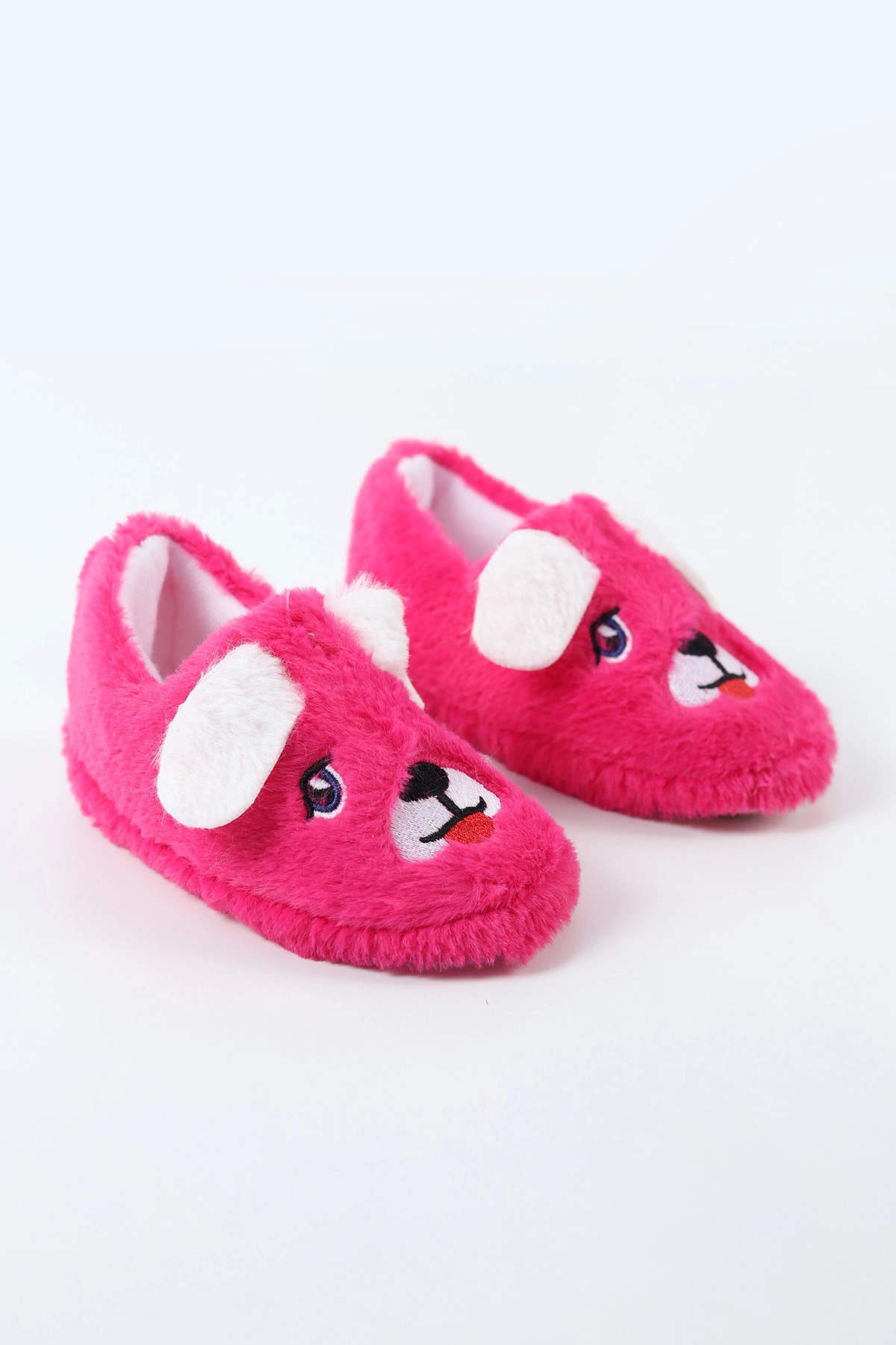 Fuşya ( 27 - 32 )Peluş Figürlü Kız Çocuk Panduf 495362