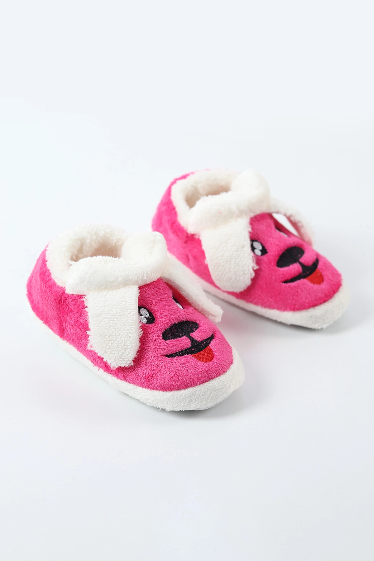 Fuşya ( 29 - 34 ) Peluş Figürlü Kız Çocuk Panduf 494666