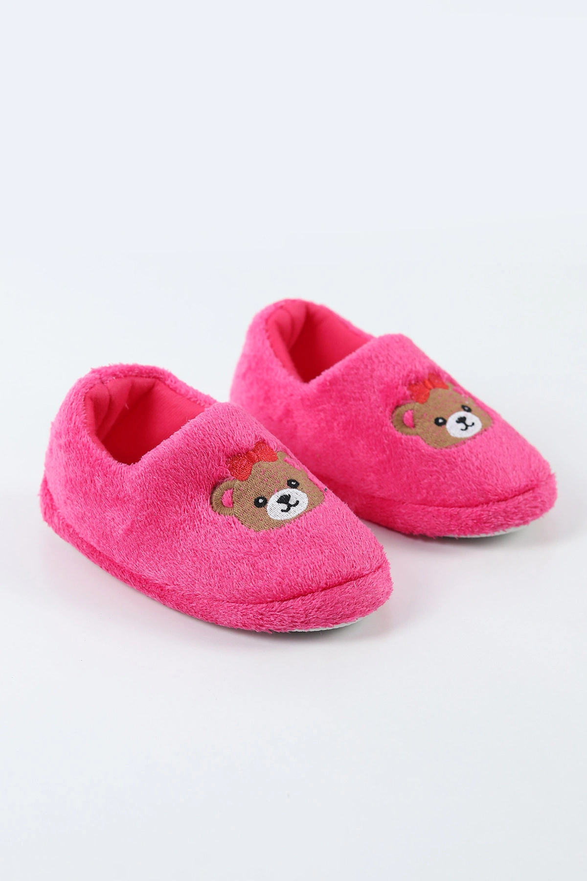 Fuşya ( 29 - 34 ) Peluş Figürlü Kız Çocuk Panduf 495170