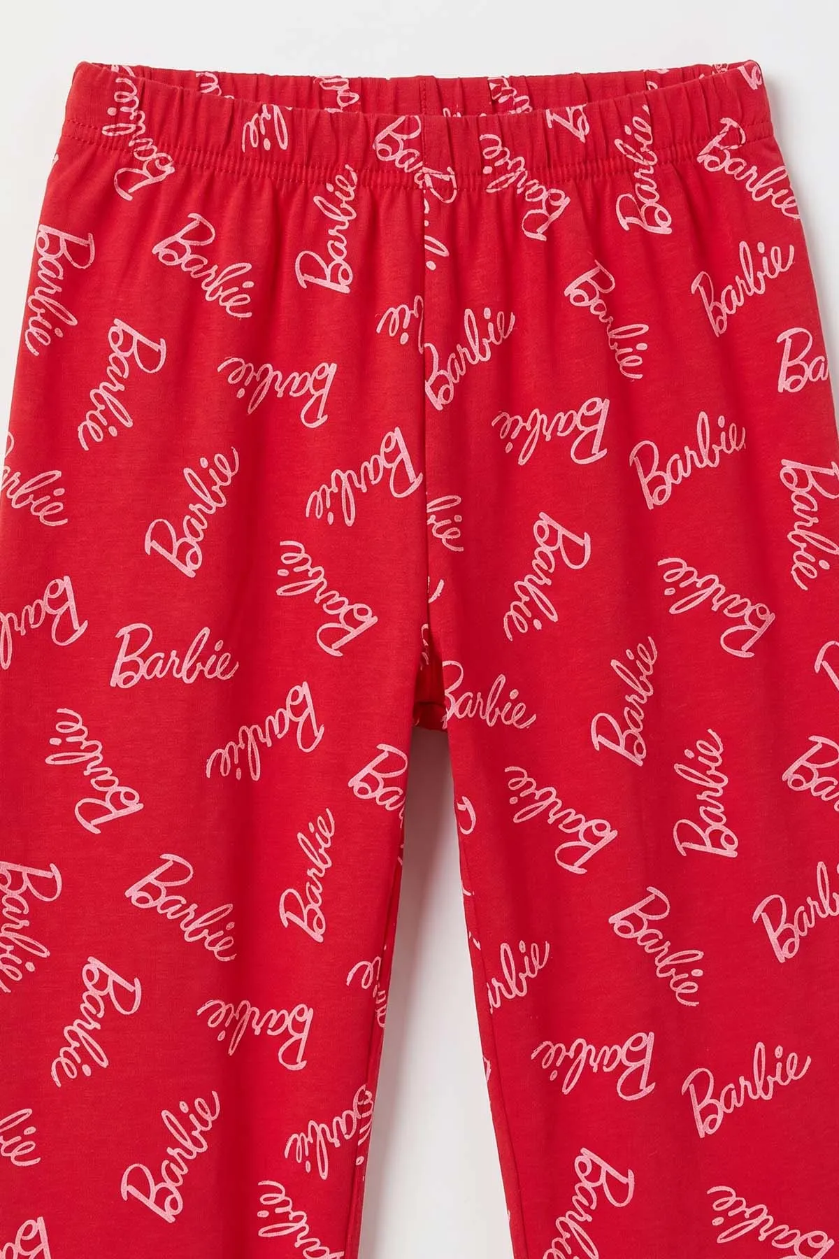 Fuşya (6-14 Yaş) Desenli Yakadan Yarım Düğmeli Süprem Kumaş Kız Çocuk Pijama Takımı 487225