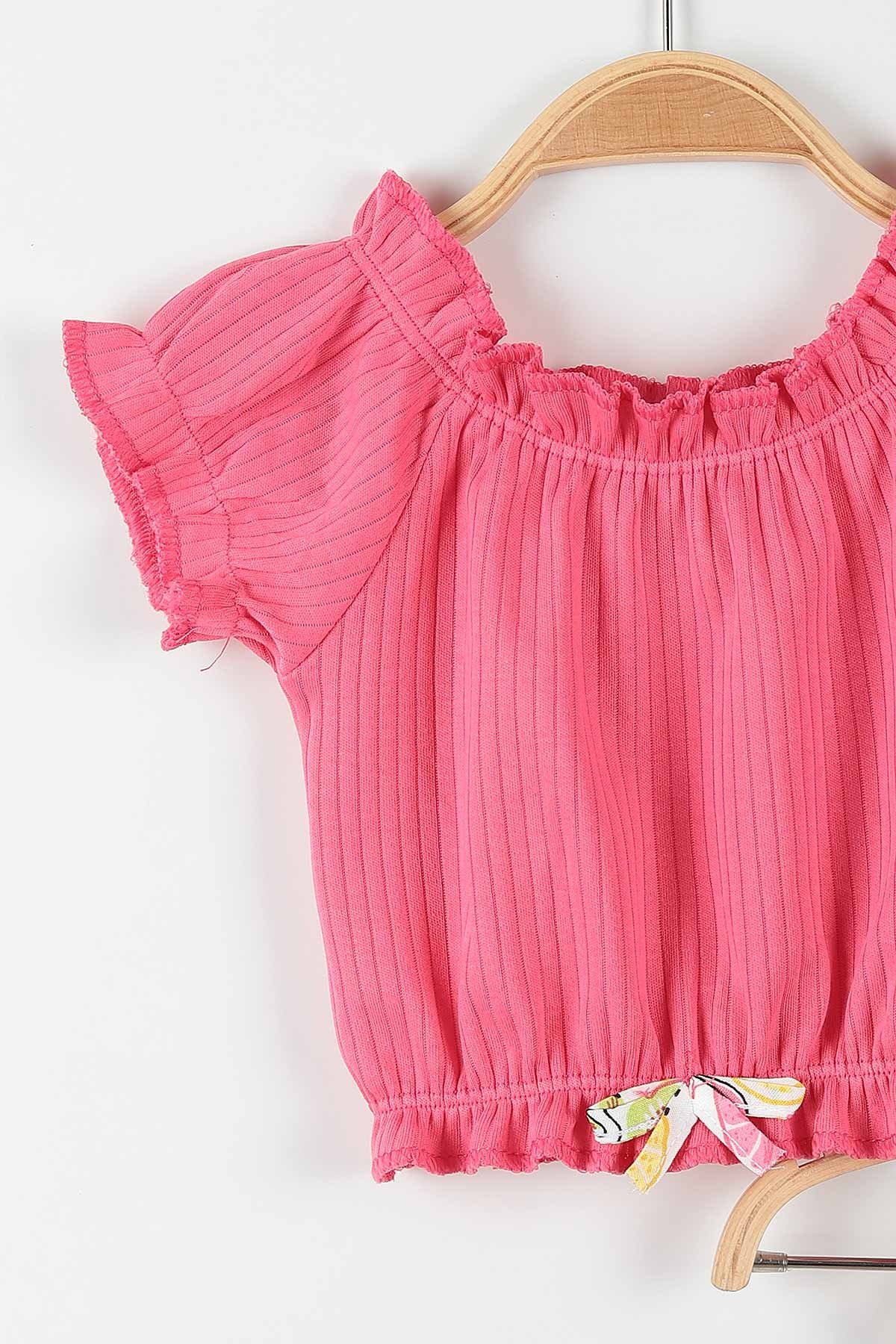 Fuşya (6-24 Ay) Flamingo Desenli Kız Bebek Takım 175718