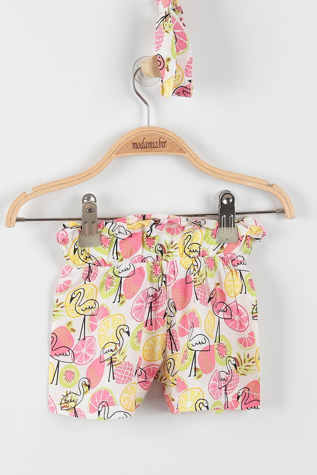 Fuşya (6-24 Ay) Flamingo Desenli Kız Bebek Takım 175718
