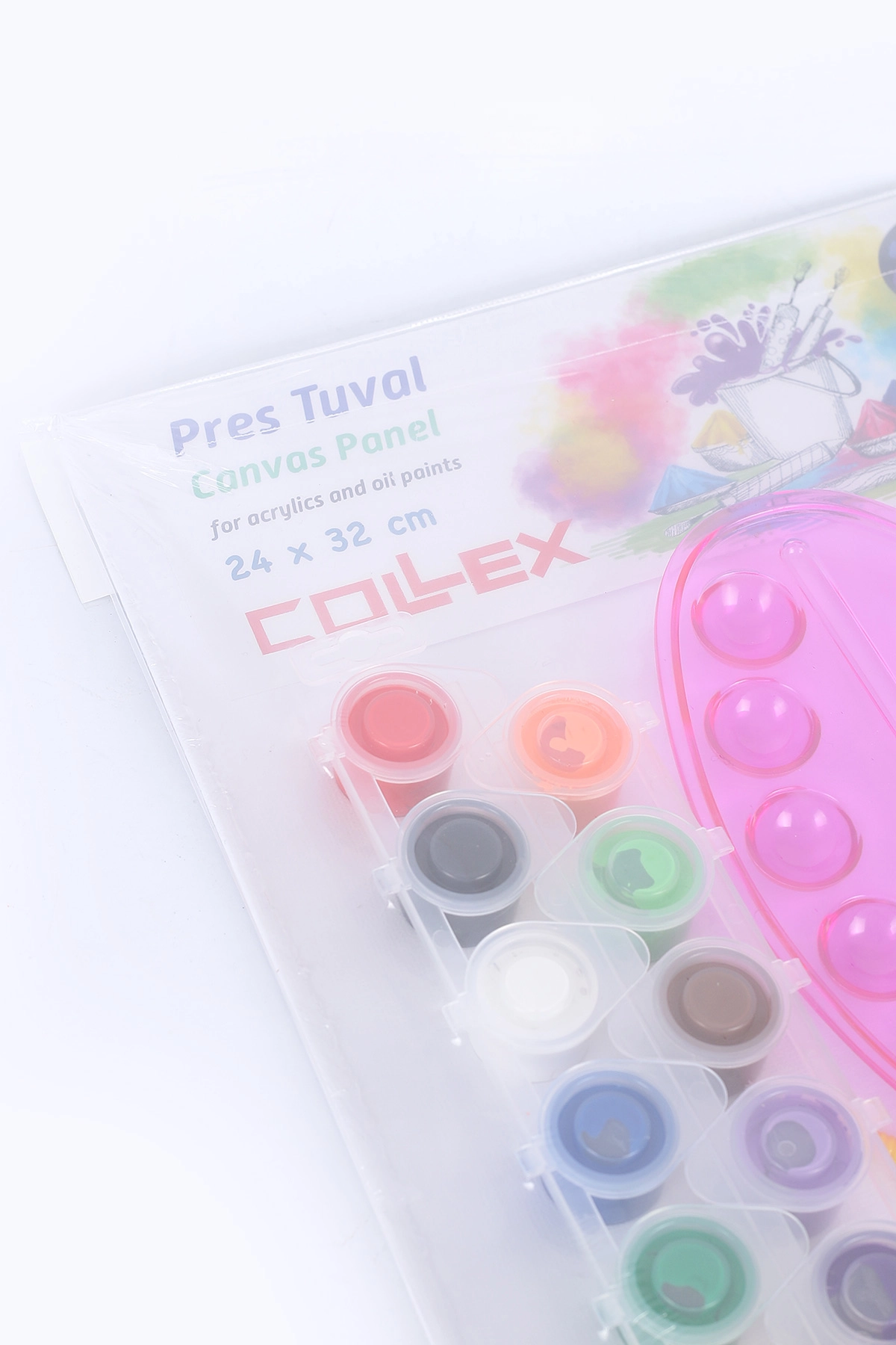 Fuşya Collex Pres Tuval Seti 24x32 Cm 385486