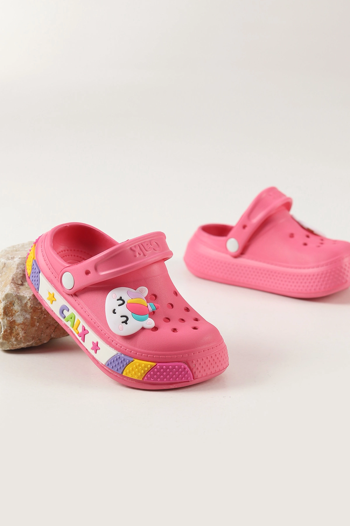 Fuşya Figürlü Kız Çocuk Sandalet 462462