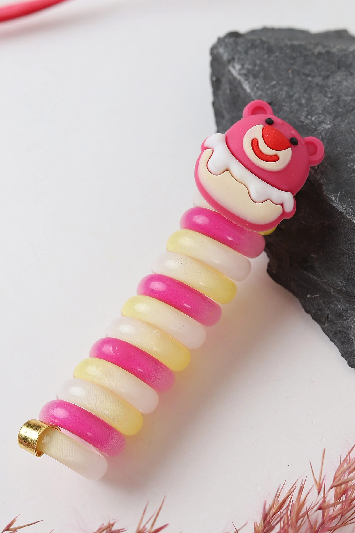 Fuşya Figürlü Spiral Toka 293410