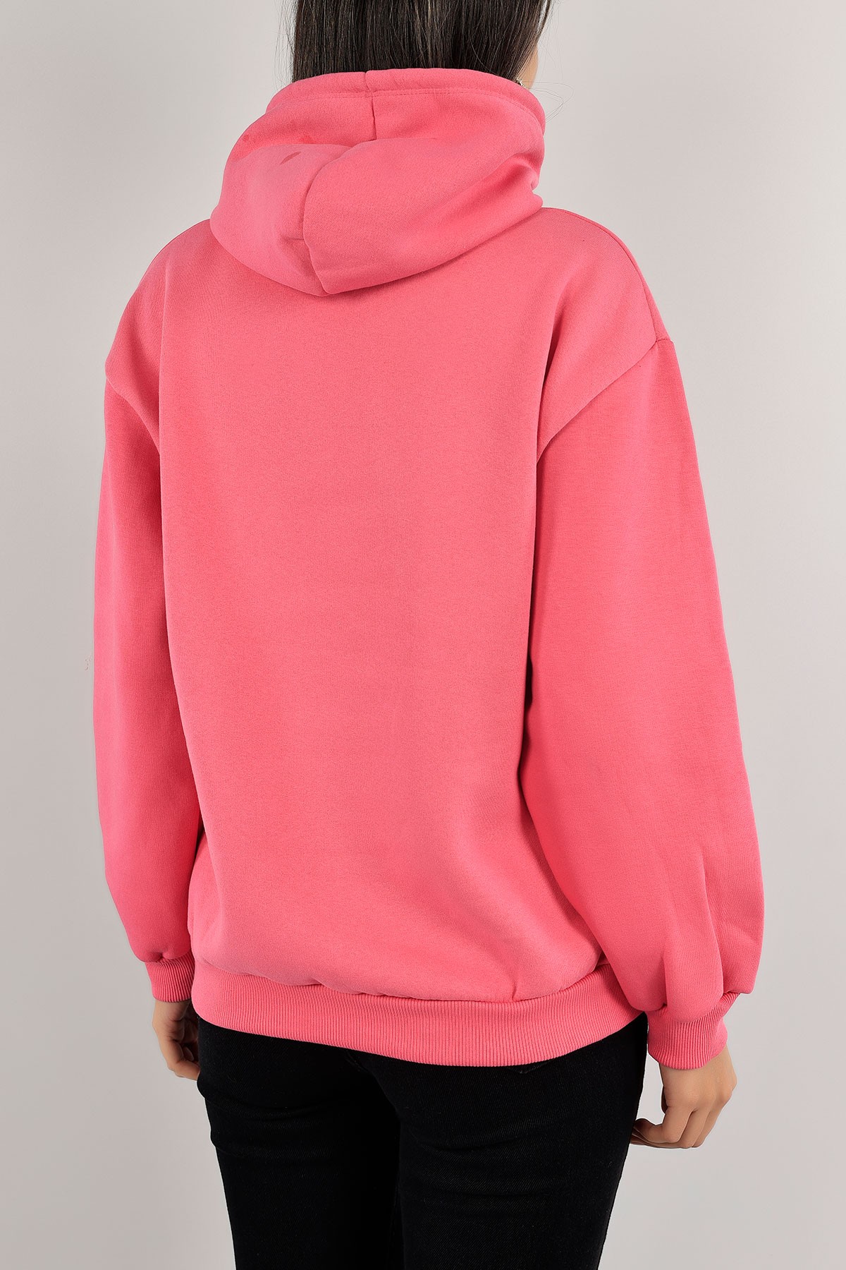 Fuşya İçi Şardonlu Süzene Nakışlı Sweat 136922