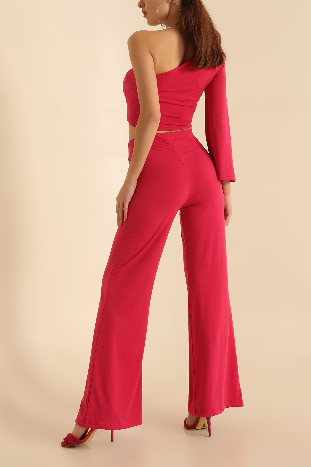 Fuşya Pantolon Bluz Sandy İkili Takım 213958