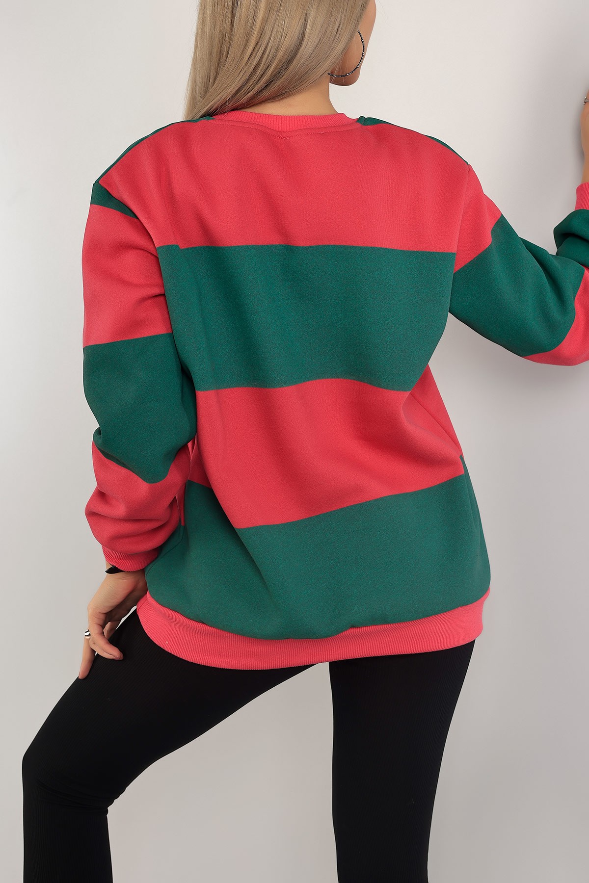Fuşya Şardonlu Bayan Sweat 138858