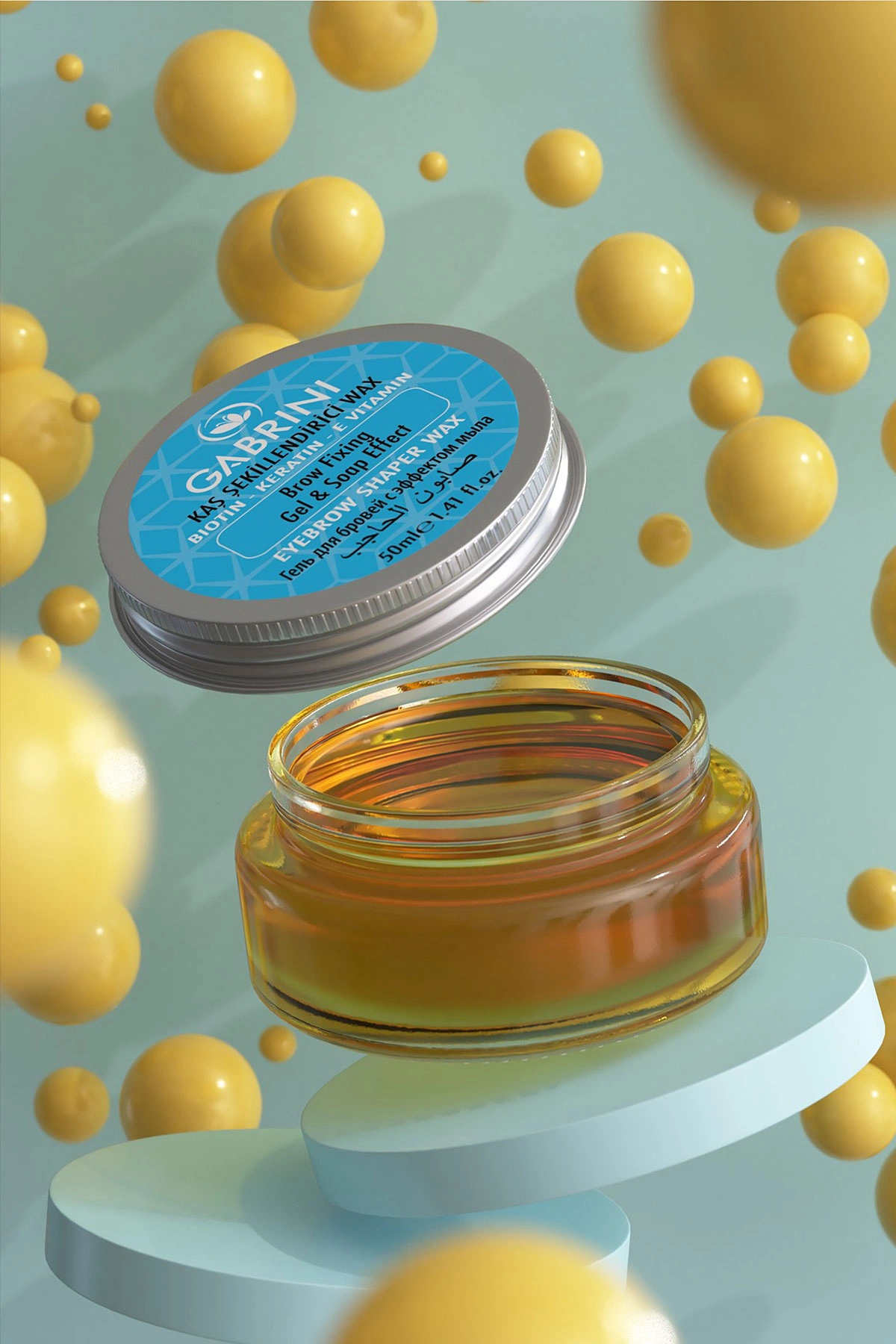 Gabrini Kaş Şekillendirici Wax 50 Ml - Brow Fixing Gel & Soap Effect 462327