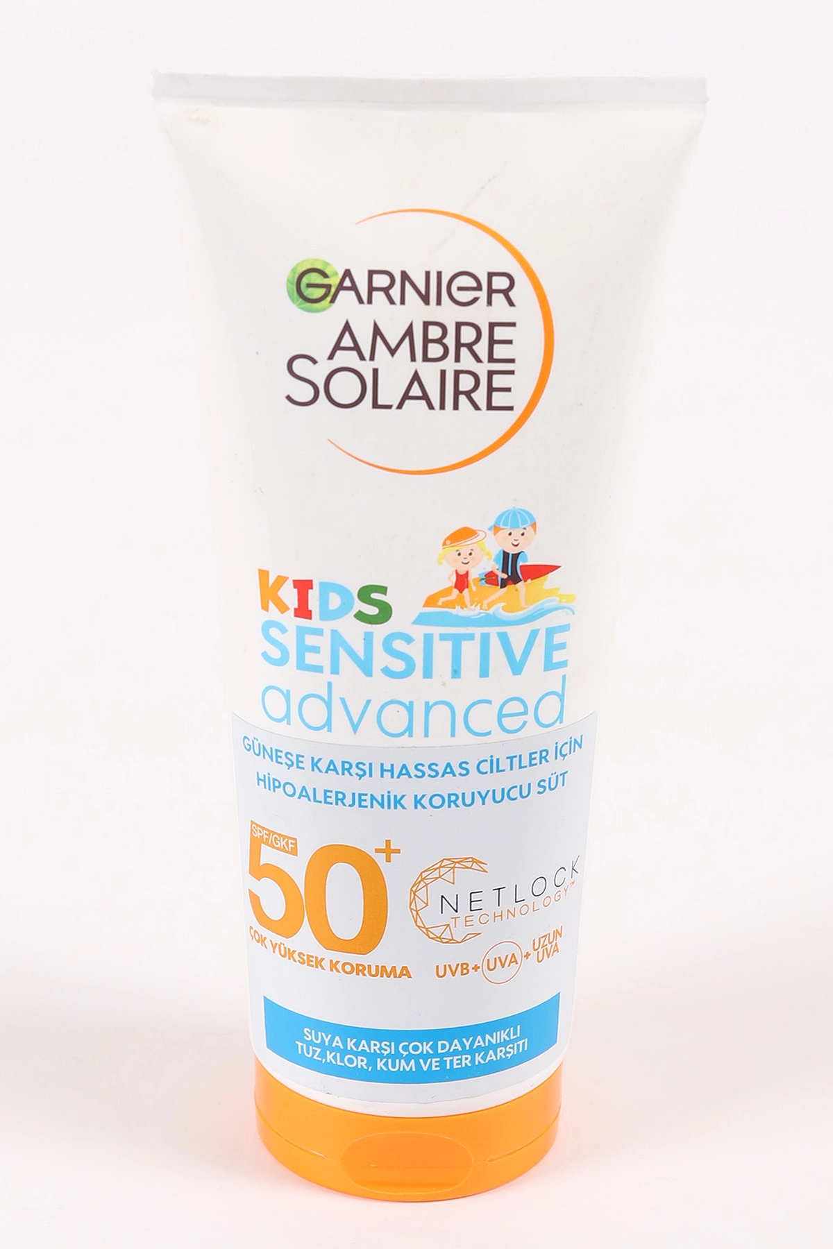 Garnier Ambre Solaire Kids Sensitive Advanced SPF 50 Çocuk Hipoalerjenik Güneş Koruyucu Süt 200 Ml 458440
