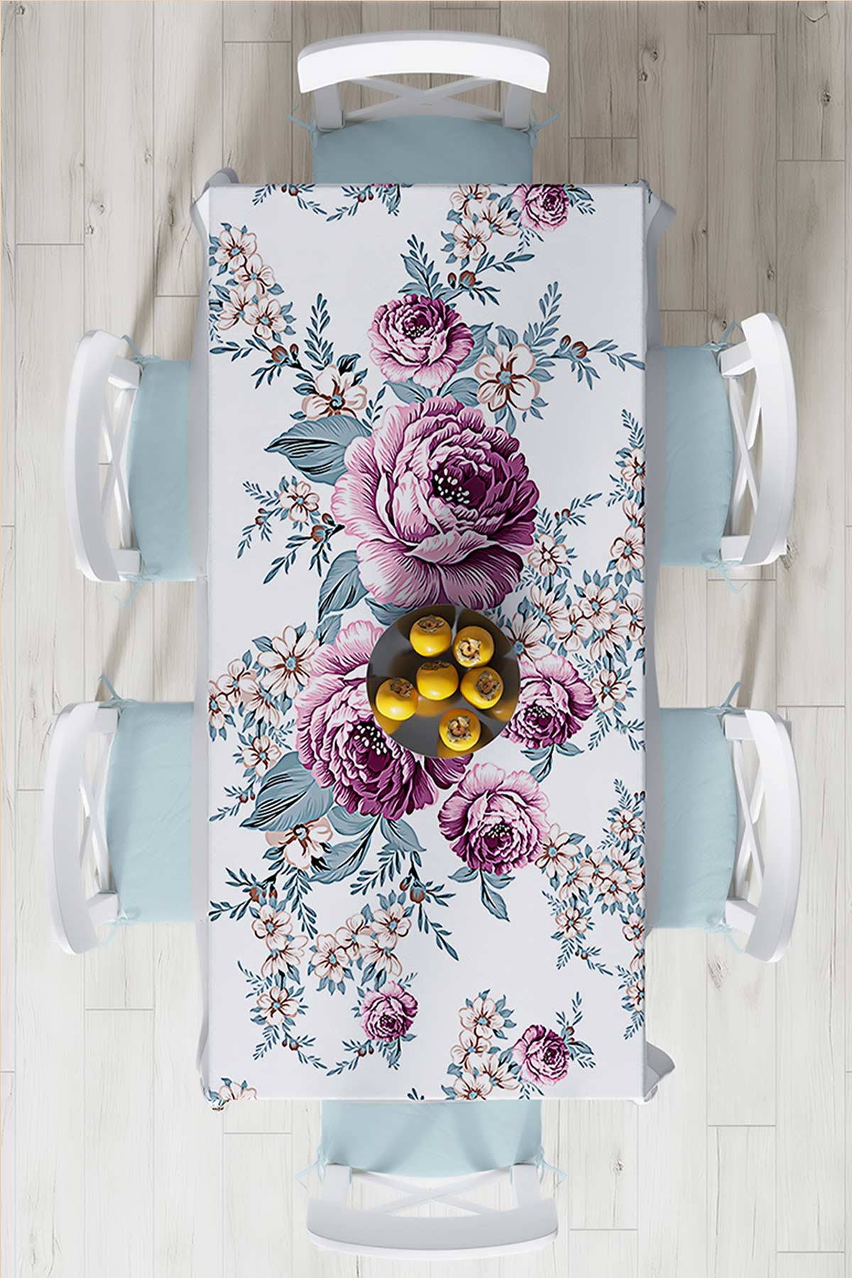 140x220 Dijital Baskılı Mordern  Masa Örtüsü 219035
