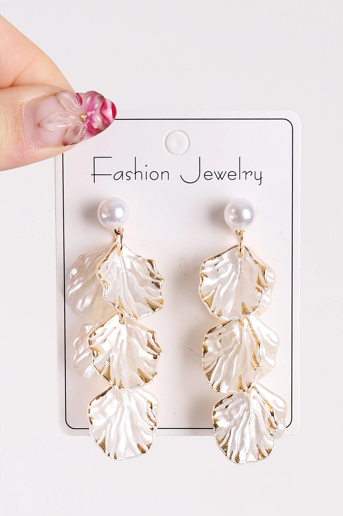 Gold Beyaz İncili    Küpe 472553