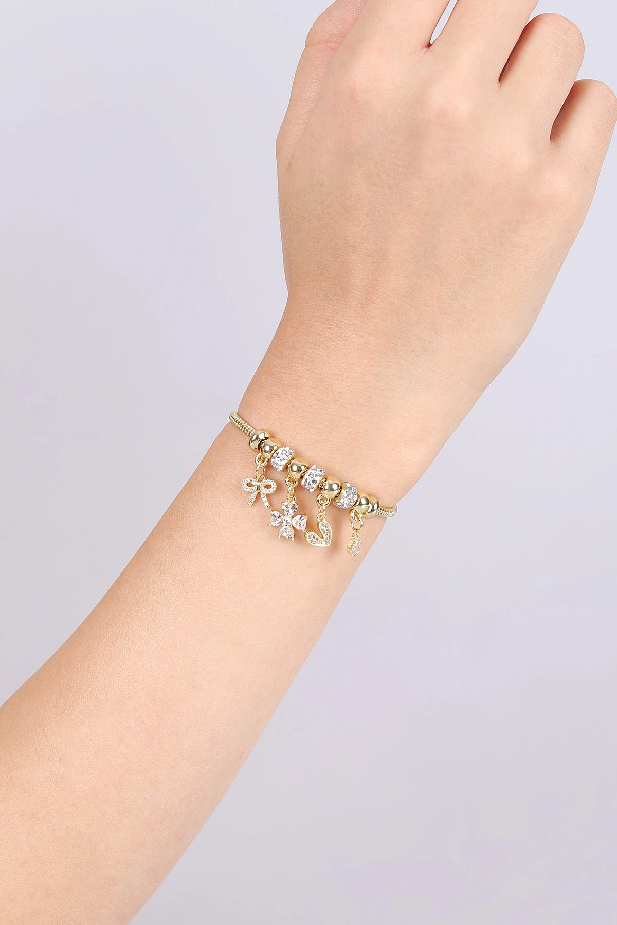Gold Charmlı Bileklik 477593