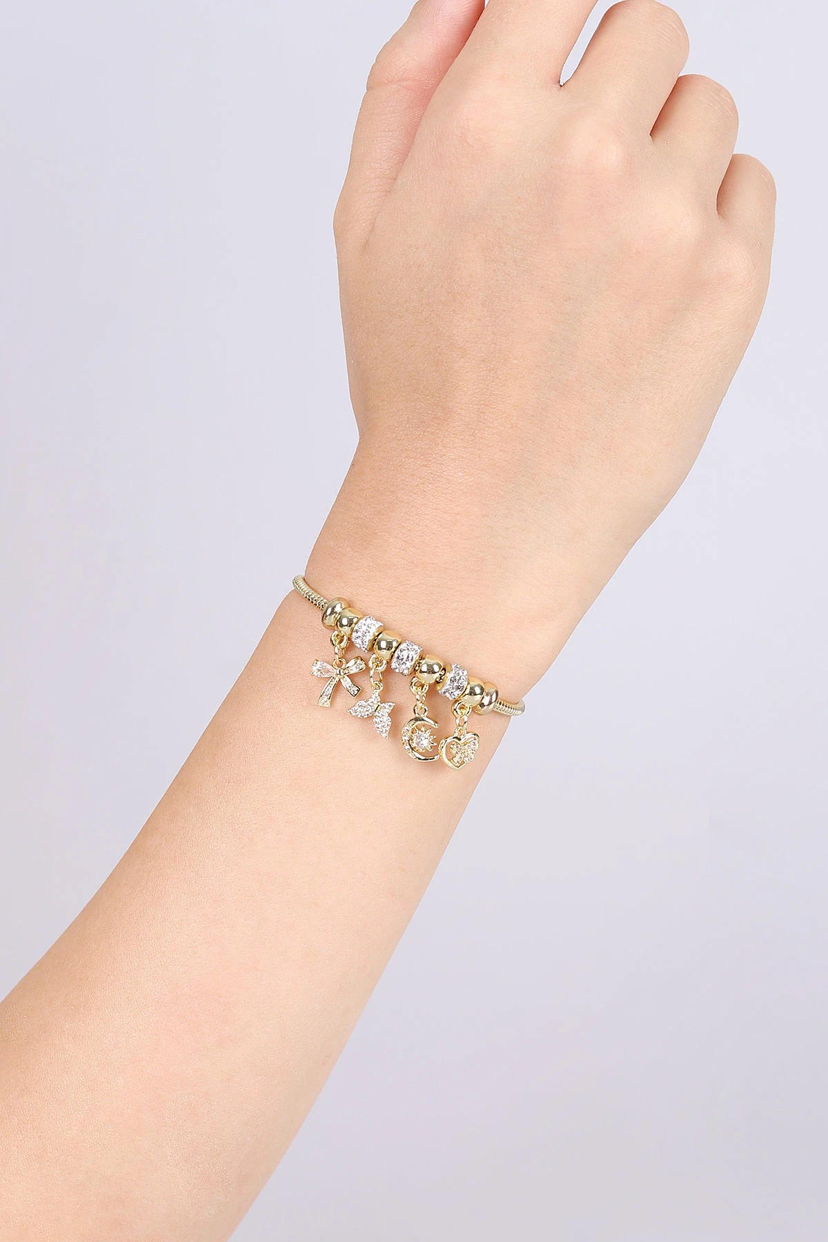 Gold Charmlı Bileklik 477595